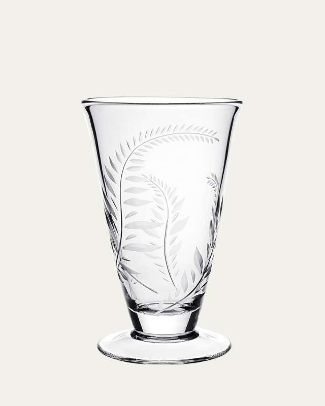 Jasmine Footed Vase, 9"